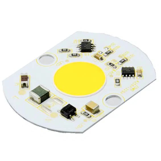 LED module PCB with SMD components for lighting and protection